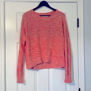 Loft orange sweater L